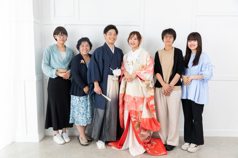 大切なお写真をご家族様との撮影◎