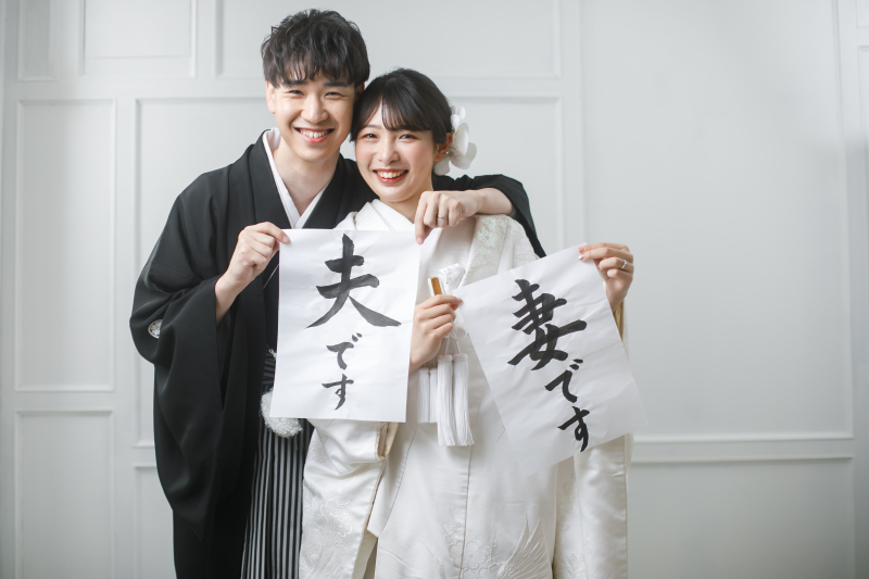 【10組限定!】和装+洋装スタジオ撮影♪95,000円