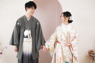 華やかなお着物で♫