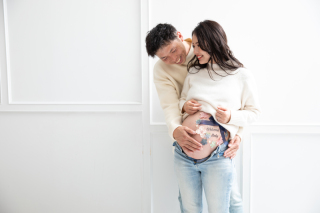 マタニティフォトでお洒落に