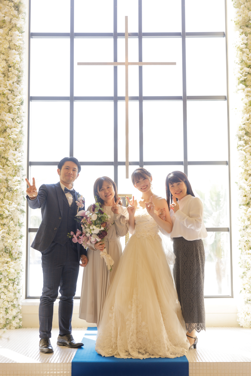 大切なお写真をご家族様との撮影◎