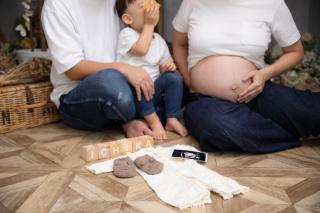 家族みんなでマタニティフォト♩