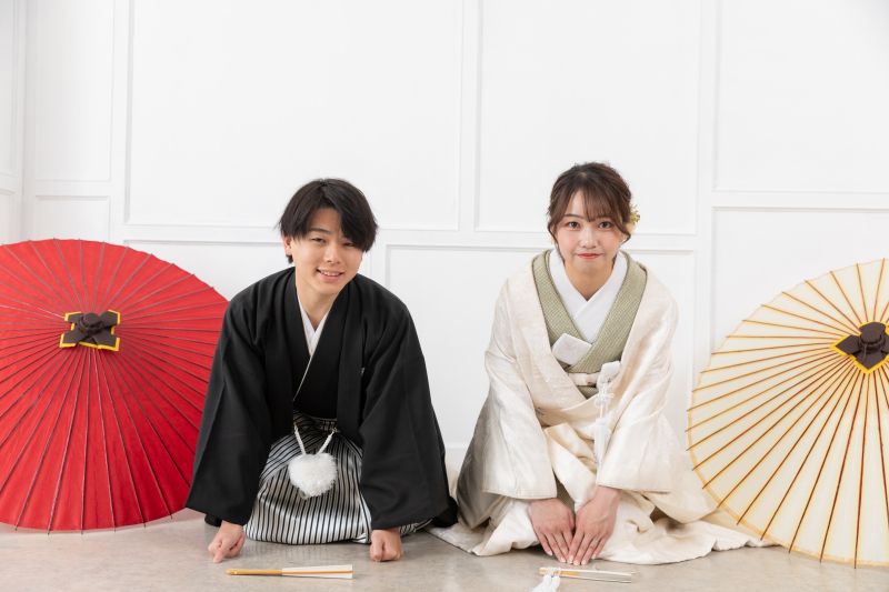 寒い時期でも安心!スタジオ撮影♪