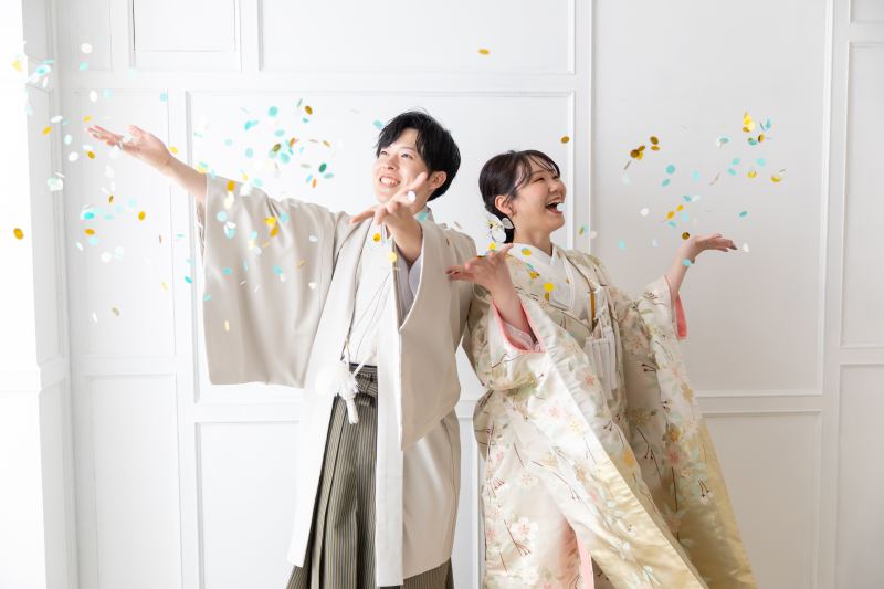 コンフェッティでよりお写真を華やかに♡