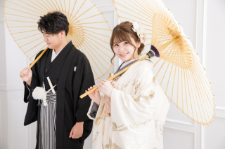 お洒落花嫁様に！！スタジオ撮影