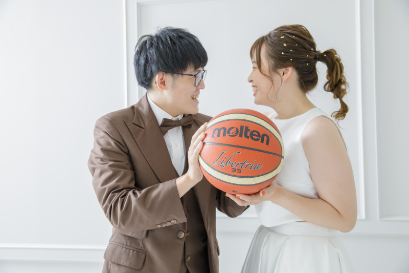 バスケットボールを持ち込みされました^^小物の持ち込みは自由です☆