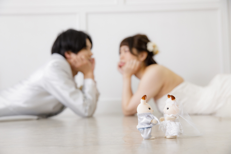 お二人の思い出のアイテムと一緒に！