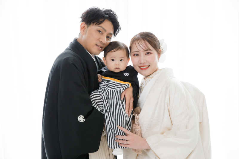 大切なお写真をご家族様との撮影◎
