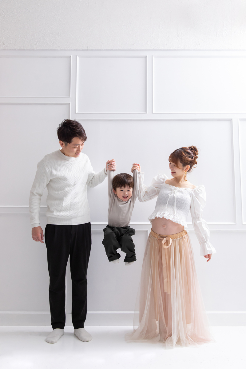 家族でマタニティ撮影♡