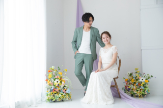 プランが決定する前に衣装のご試着可能です!