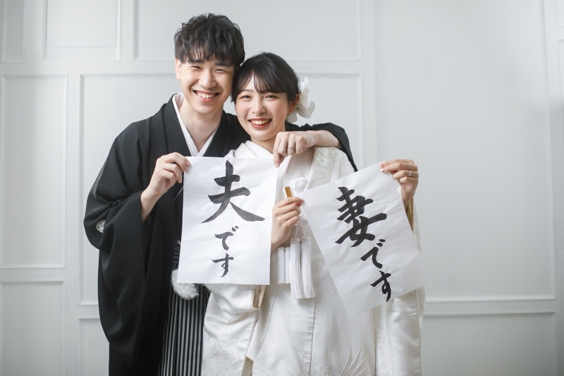 お小物の持ち込みで、お2人らしいお写真を♪
