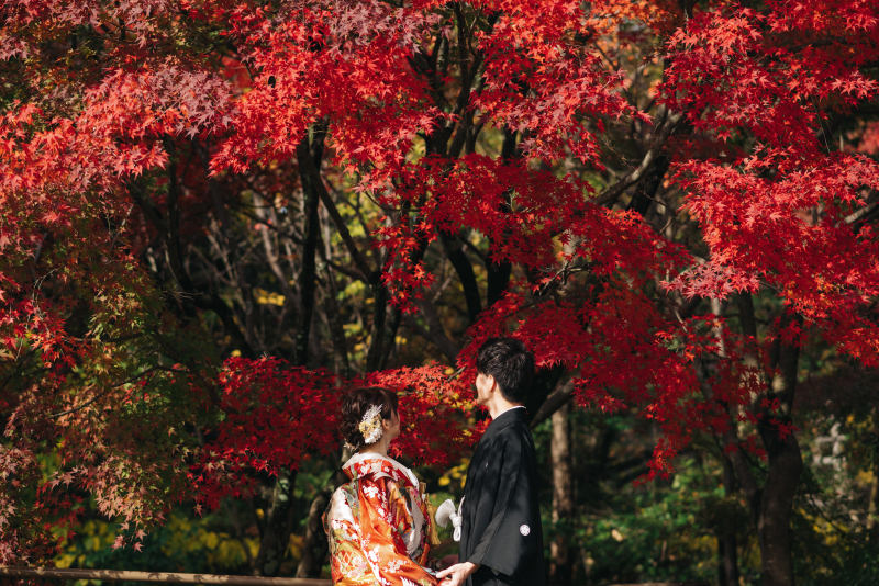 秋の紅葉ロケ受付開始☆和装ロケーション撮影のご紹介!