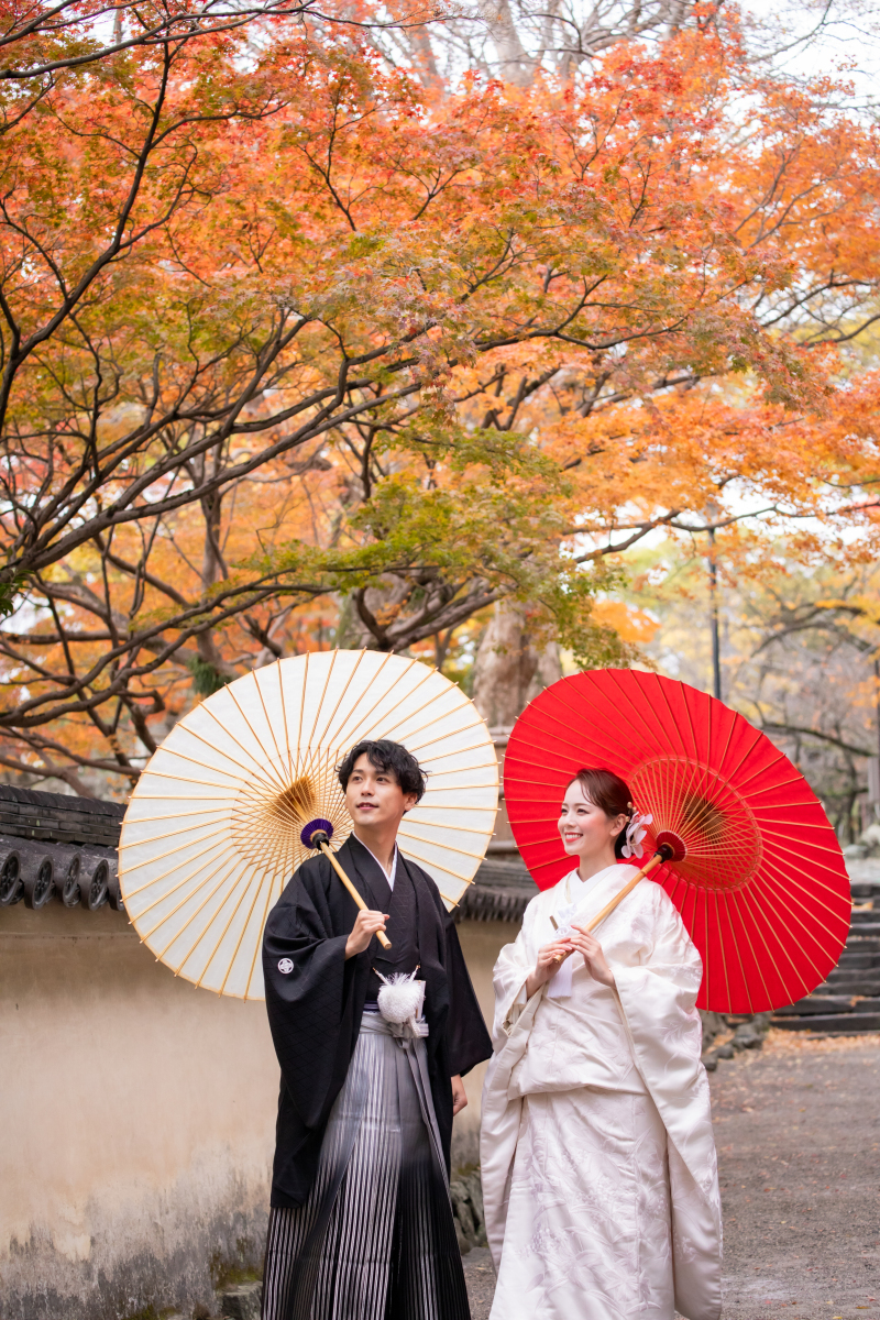 早期予約でお得に!紅葉も受付開始!日本庭園でも◎和装1点ロケーション撮影のご紹介