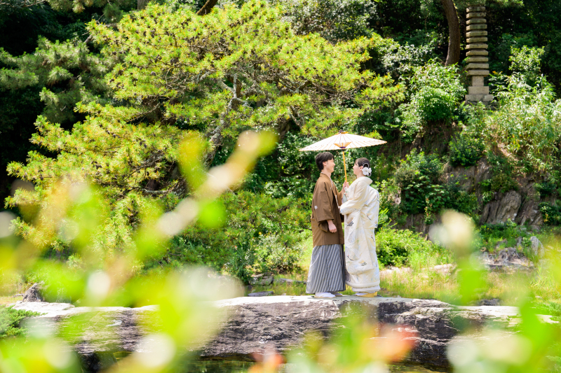 いよいよ新緑の季節!梅雨に入る前の前撮りがおすすめ♪
