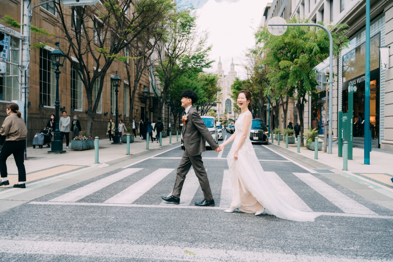 神戸旧居留地でおしゃれな街並みロケーション撮影を…♡