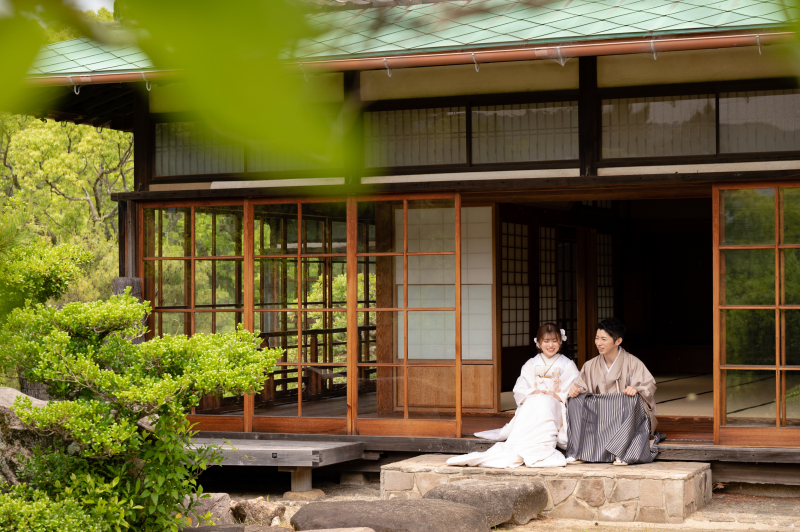 温山荘での撮影