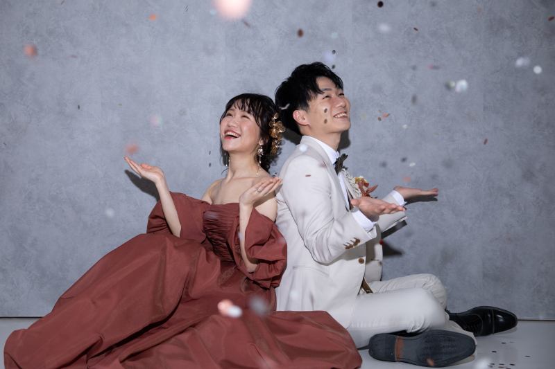 コンフェッティでよりお写真を華やかに♡