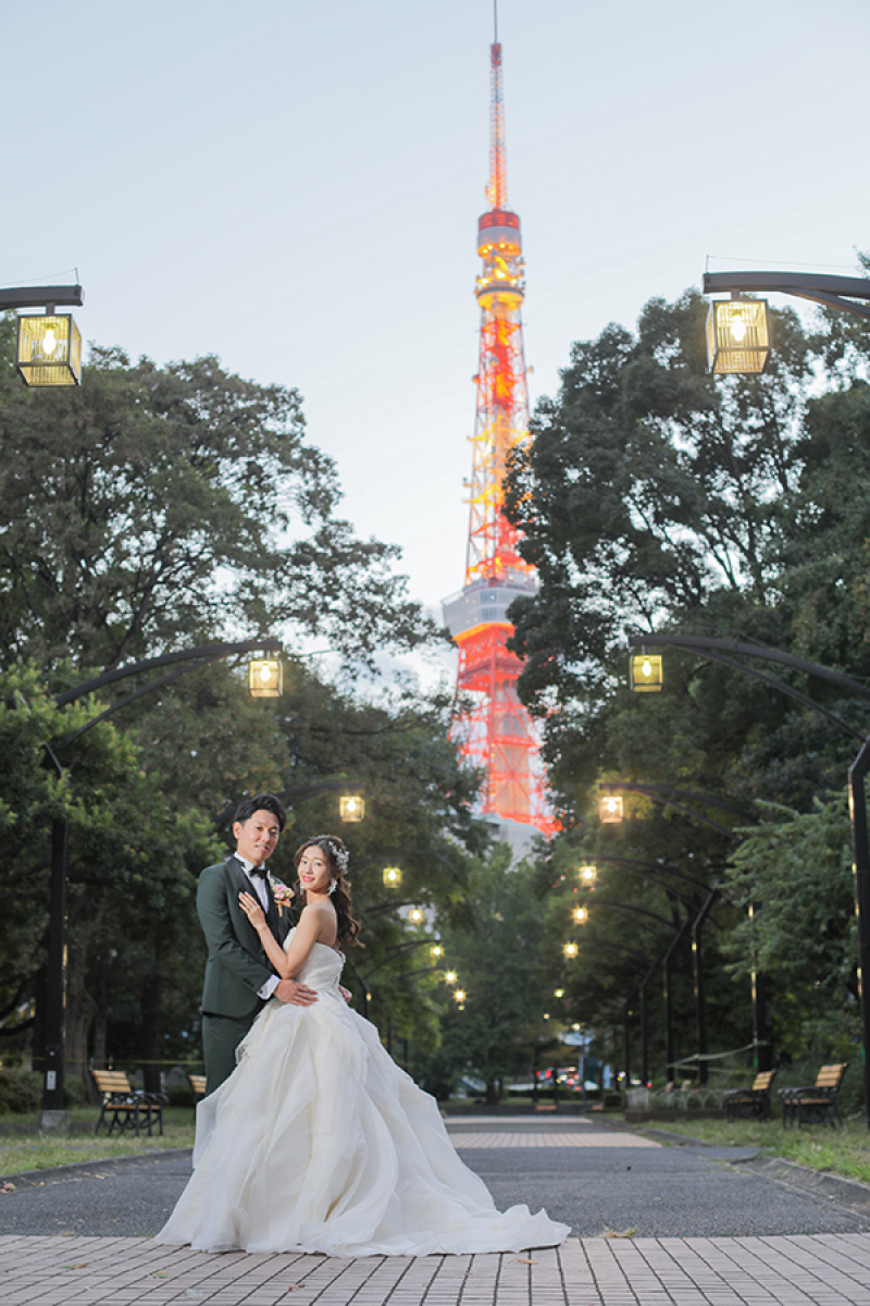 芝公園 東京タワー 公開日 22年1月13日 スタジオゼロ東京店 東京都でフォトウェディング探すならphotorait