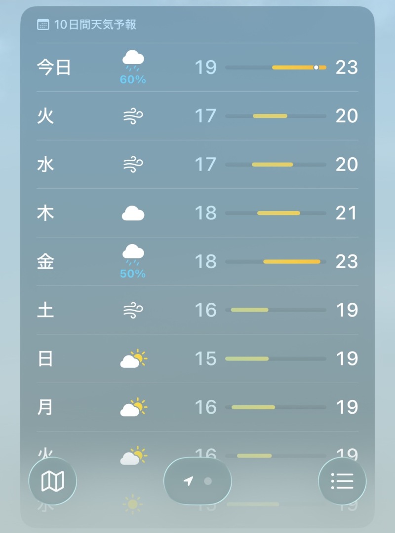 雨から晴天に！！