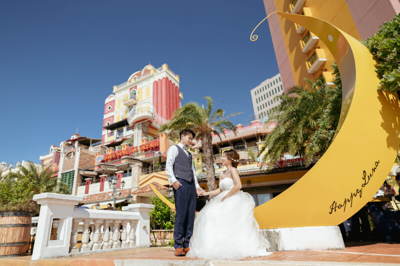 American village wedding photo♡