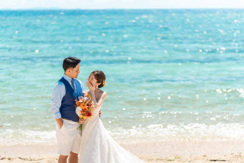 読谷村 天然のビーチ