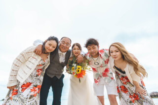 ご家族様と一緒にウエディングフォト♡