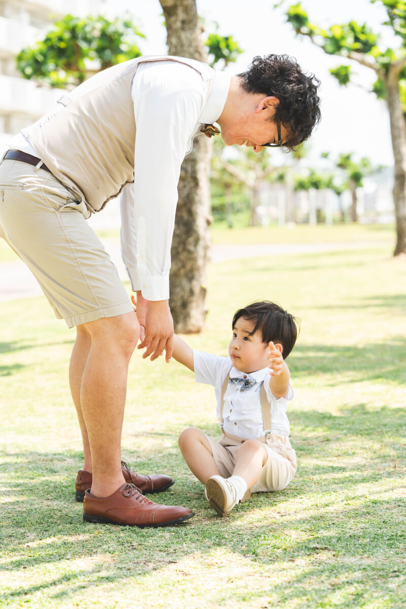 小さなお子様もご一緒に♪沖縄でのこすウェディングフォトの思い出
