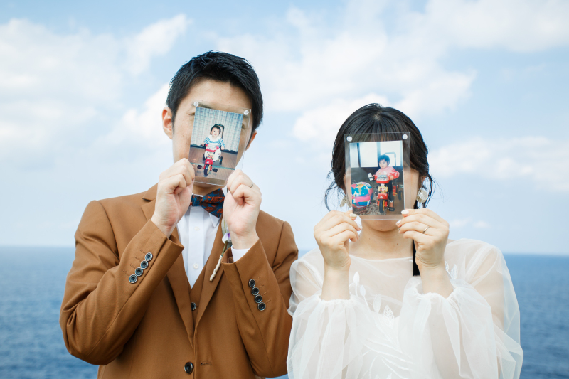 お二人らしさをプラス！「撮影小物」のお持ち込み、大歓迎です♪