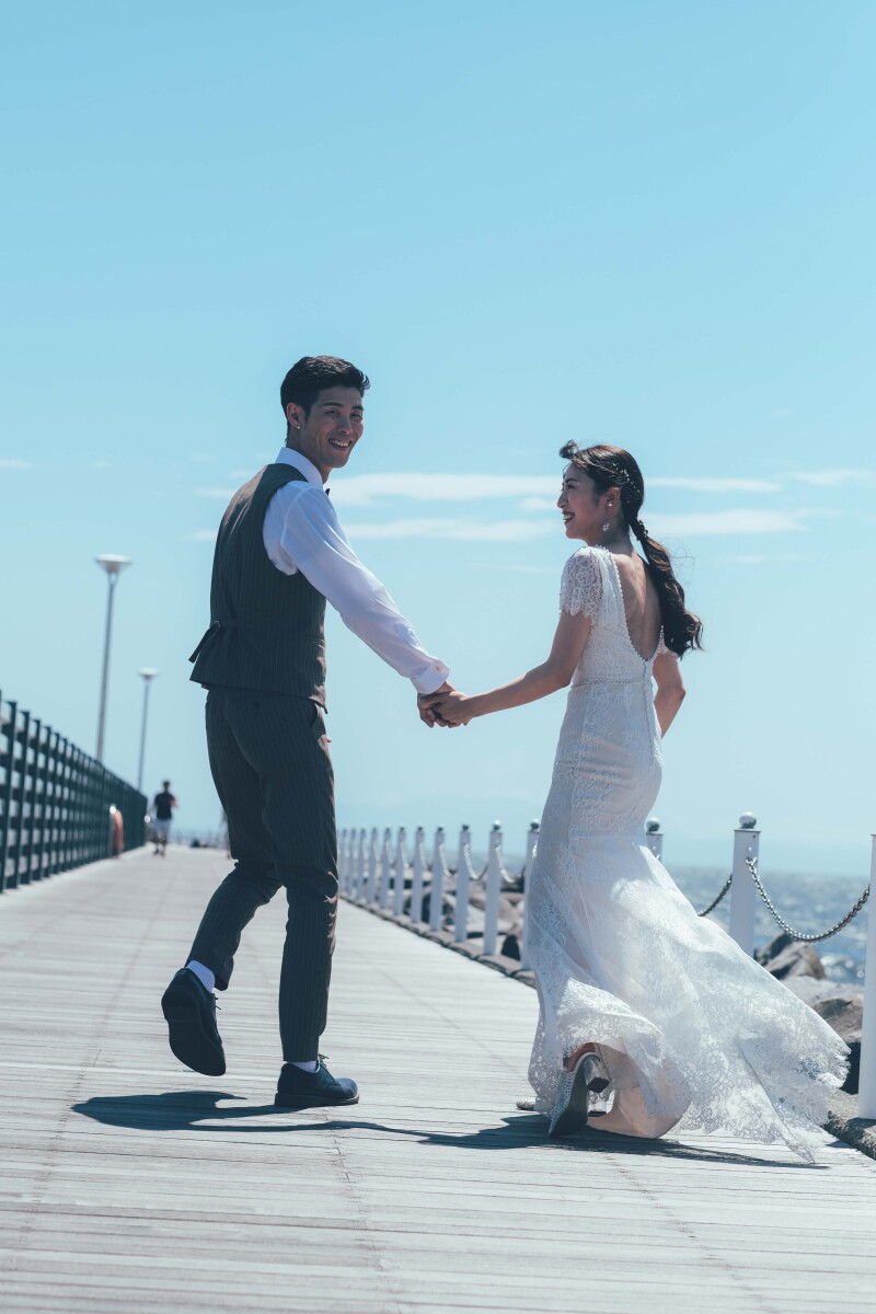 真夏の海岸フォト