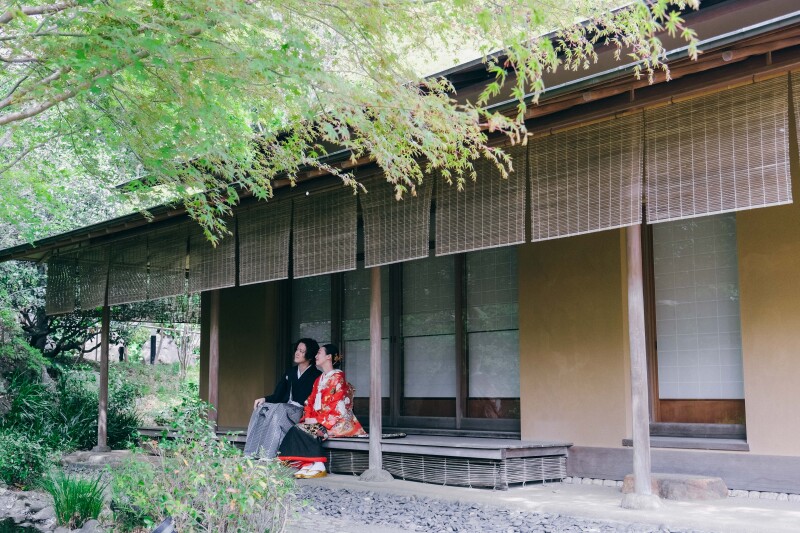 《藤沢 隠れ里 車屋》和装で贅沢な撮影を!