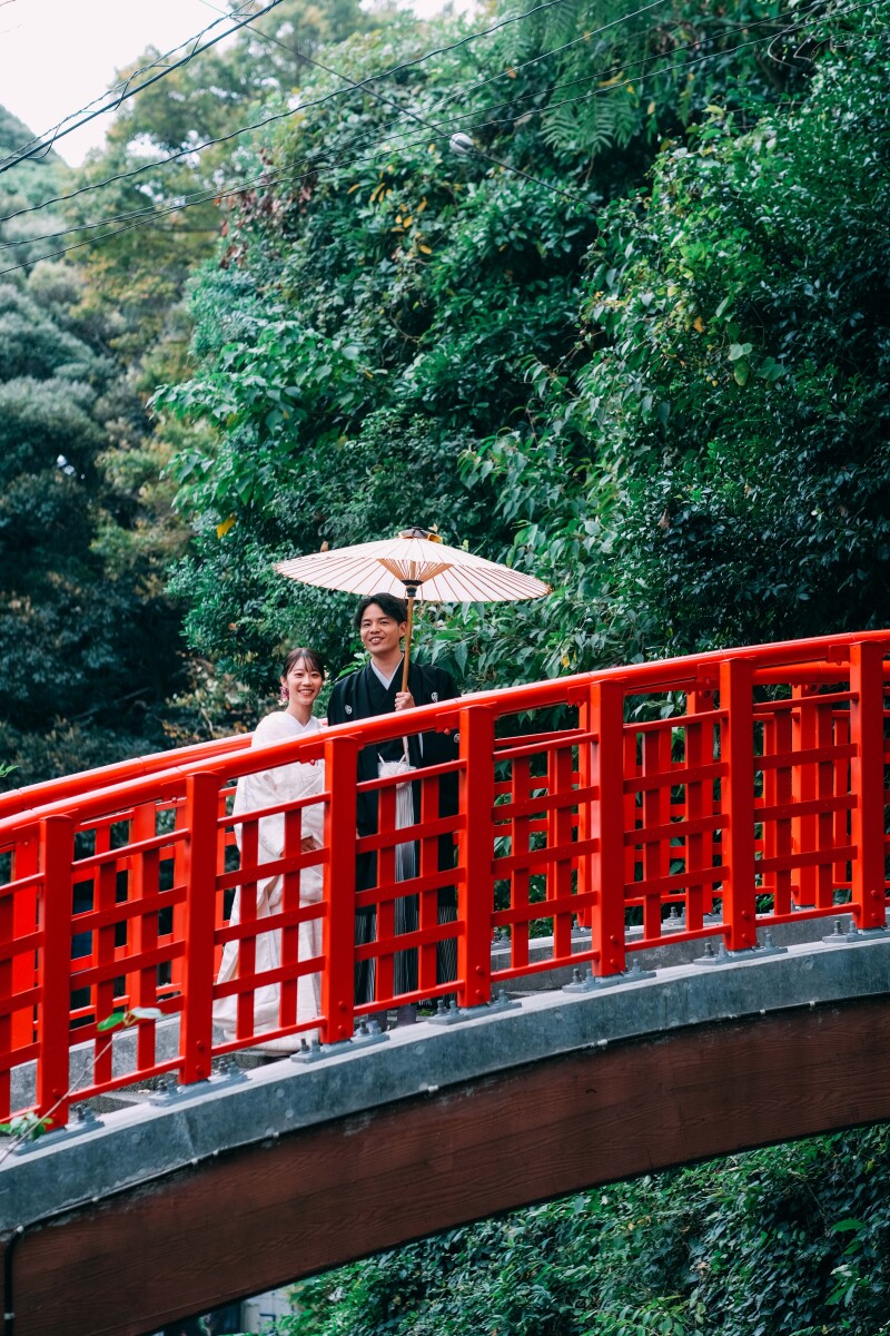 江島神社で撮る和装フォト