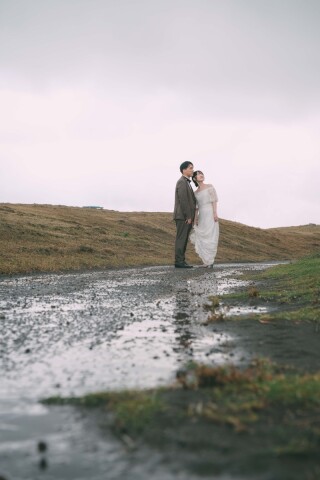 雨の日に撮るウェディングフォト