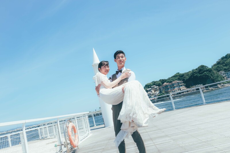 真夏の海岸フォト