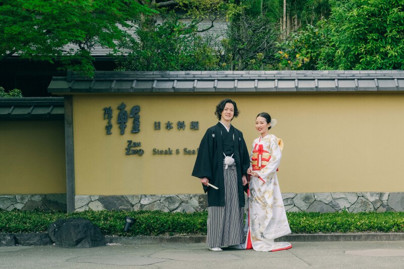 《藤沢 隠れ里 車屋》和装で贅沢な撮影を!