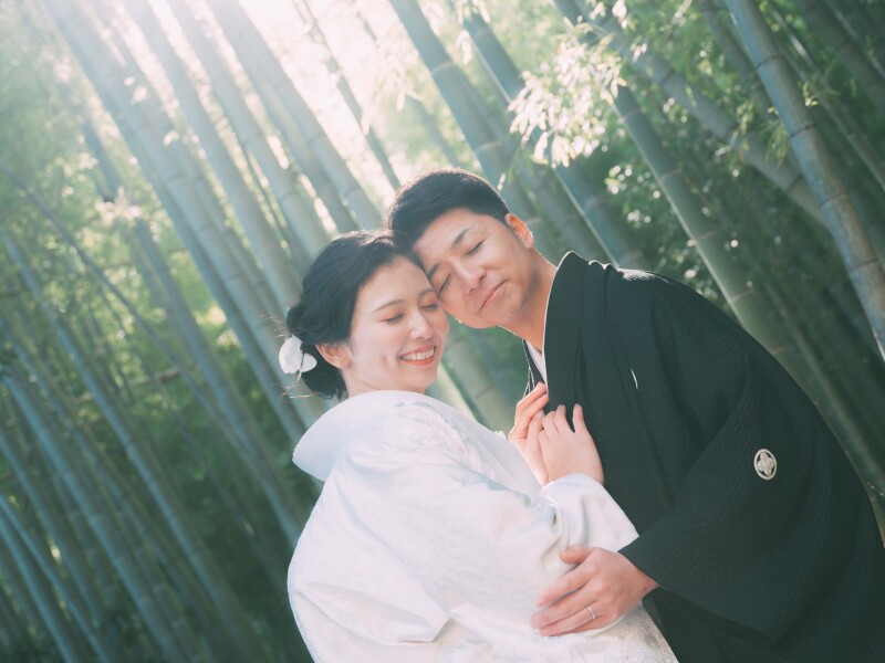 早朝に撮る【報国寺】和装フォト