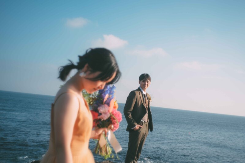 オーダーブーケと城ヶ島