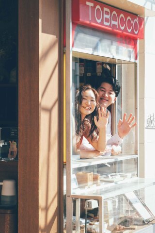 由比ガ浜で撮れるウェディングフォト