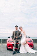 愛車と撮るウェディングフォト