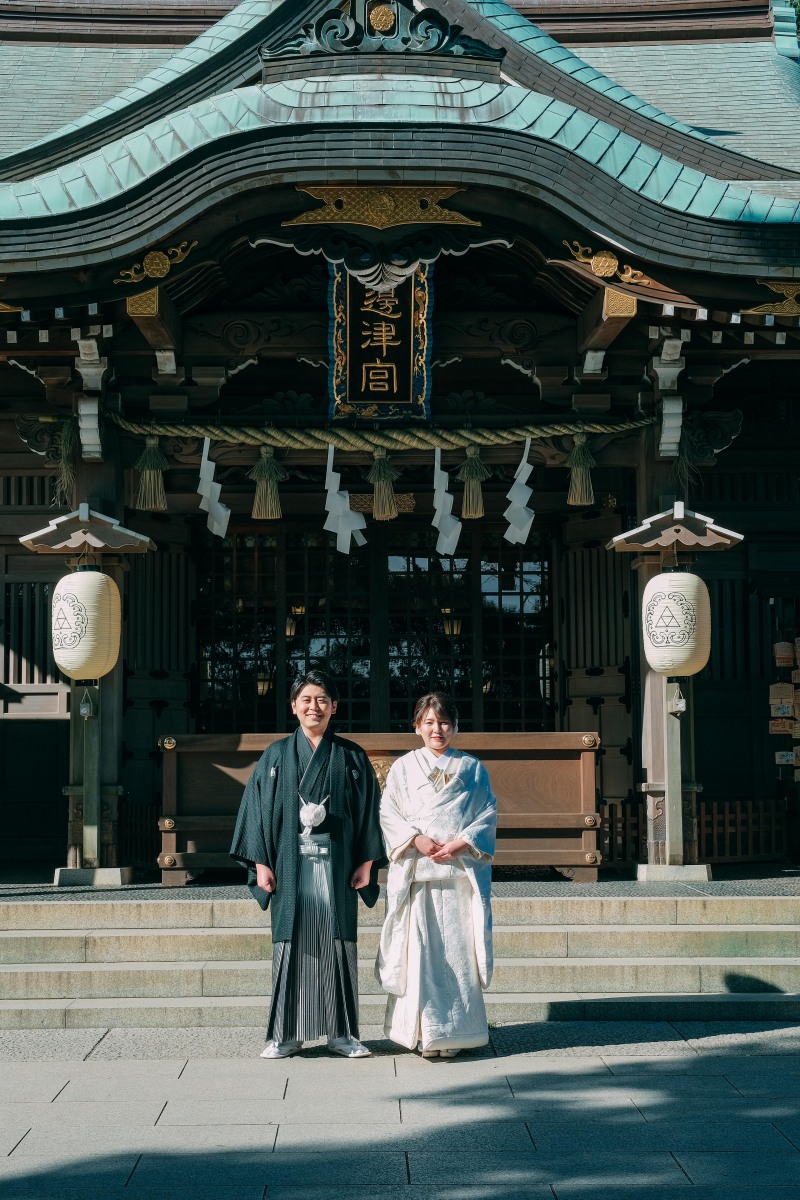 早朝の江島神社で！