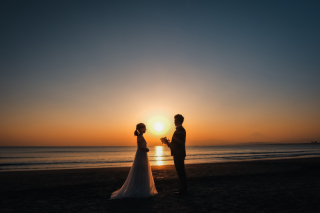 夕陽の中の思い出