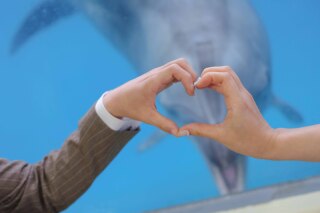 新江ノ島水族館で推し活フォト