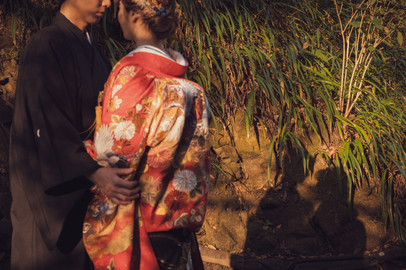 紅葉の季節 秋の妙本寺