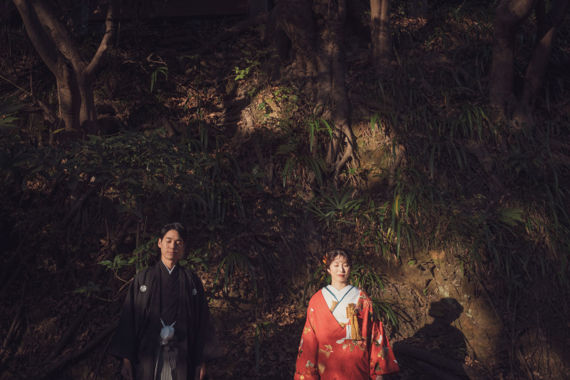 紅葉の季節 秋の妙本寺