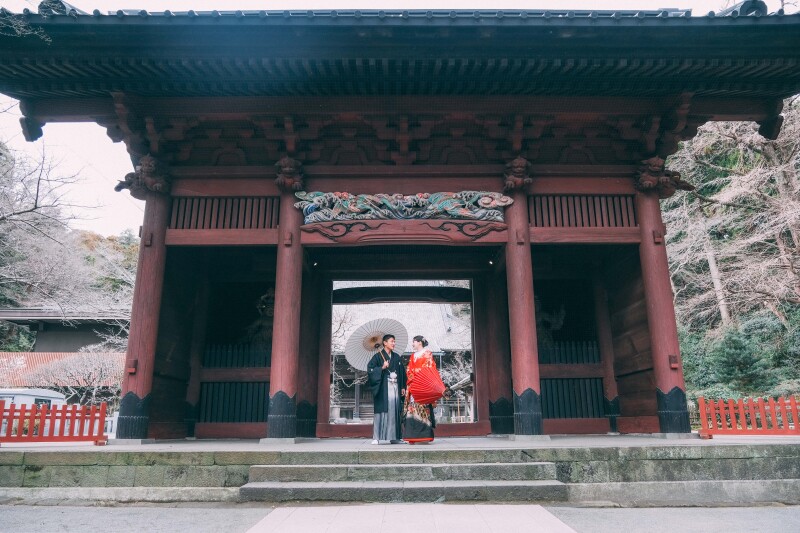 【和装】春先の妙本寺ぶらり