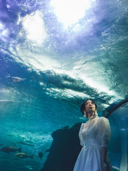 おふたりらしい水族館フォト