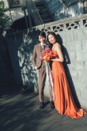 お持込みブーケでのロケーション撮影