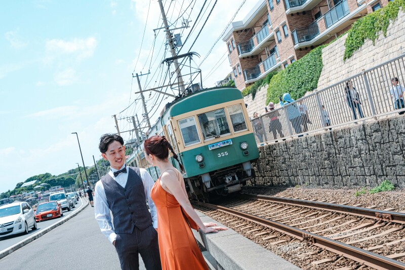 夏の洋装ロケーション