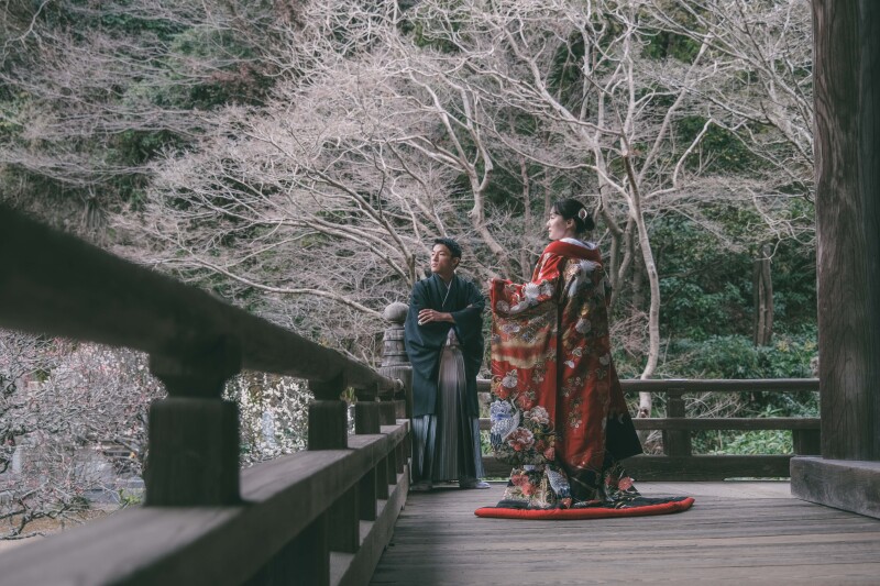 【和装】春先の妙本寺ぶらり