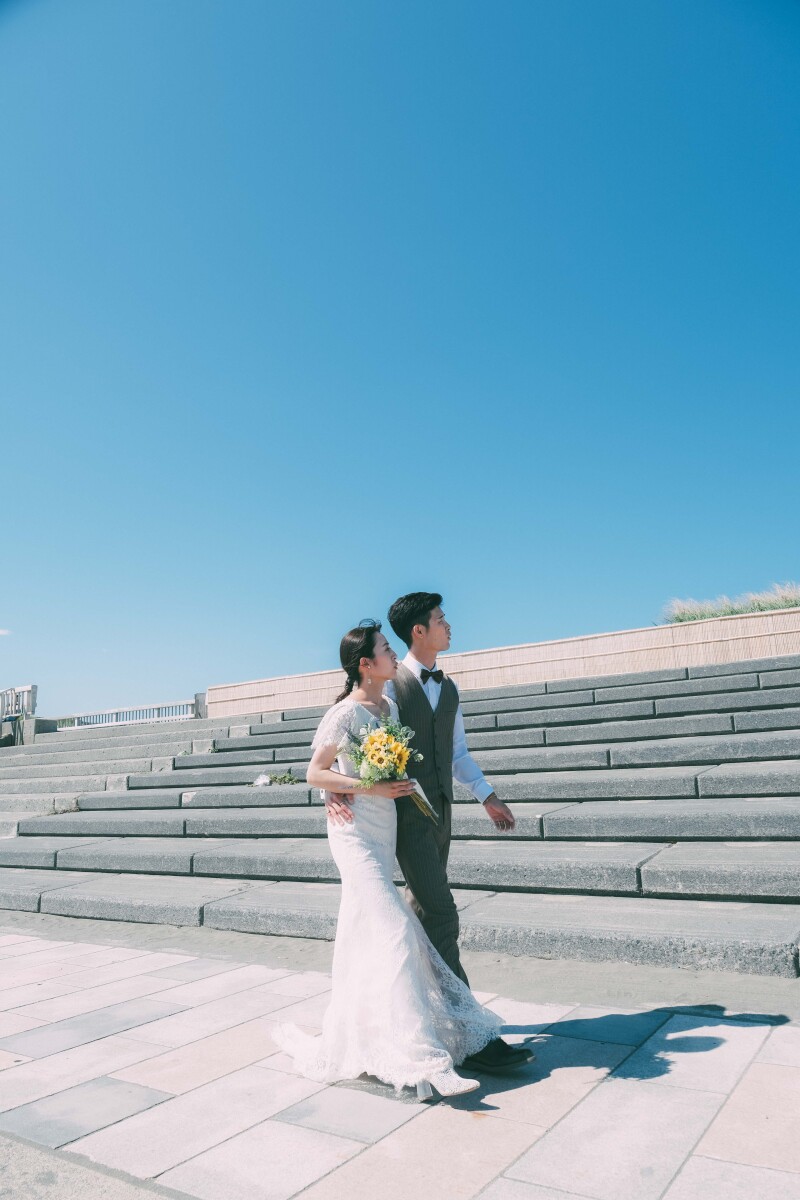 真夏の海岸フォト