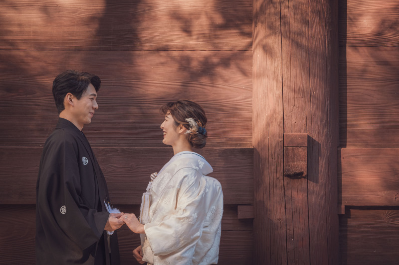 紅葉の季節 秋の妙本寺